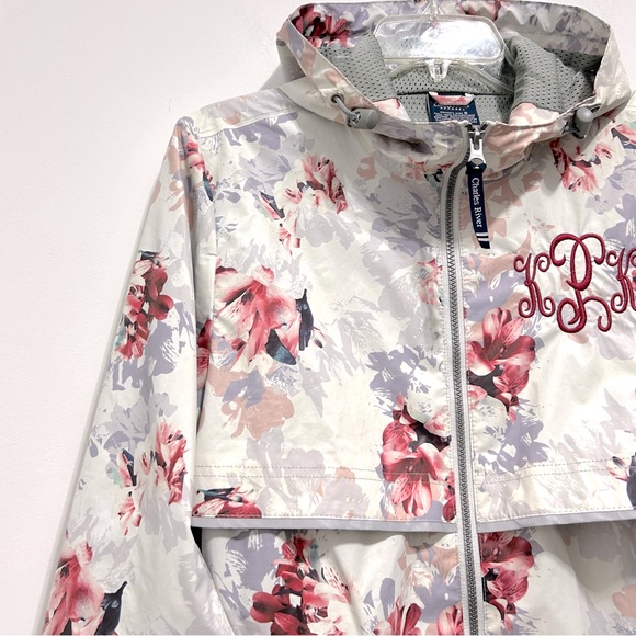 Charles River Women’s New Englander Floral Print Rain Waterproof Jacket - Picture 6 of 16